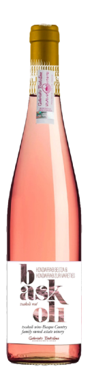 Baskoli Rose wine bottle