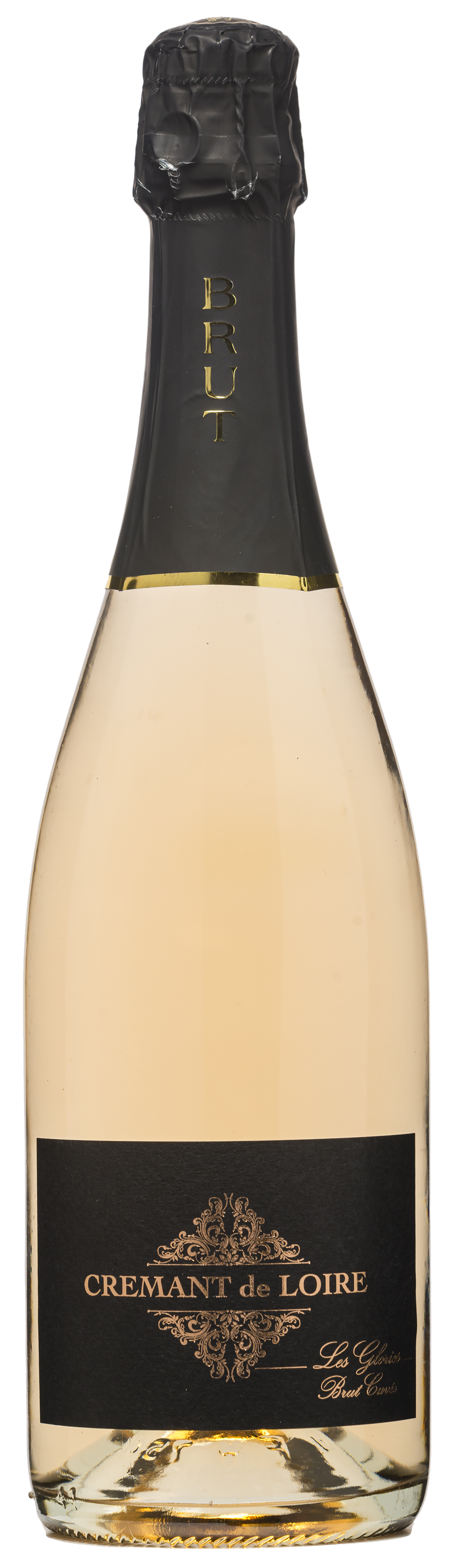 Cremant de Loire Les Glories Rose wine bottle