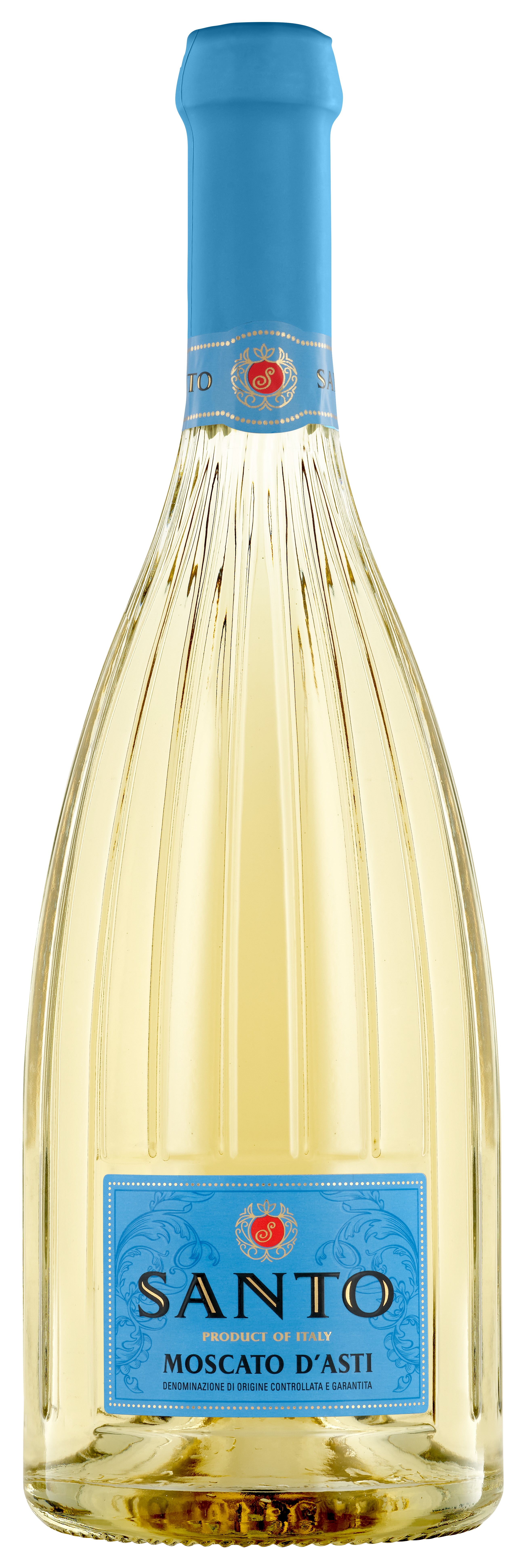 Santo Moscato dAsti wine bottle